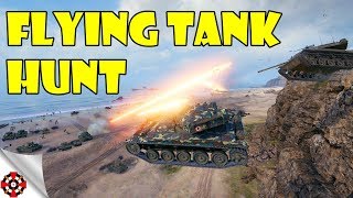 FLYING TANK HUNT! World of Tanks DERP Training (WoT, June 2018)