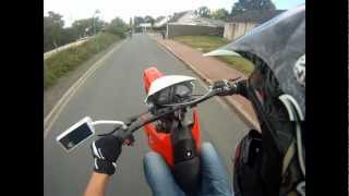 GoPro Derbi 80 polini vitesse wheel balade