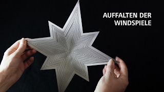 Edelstahl Windspiel von Designerstahl individuell auffalten