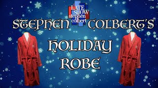 Stephen Colbert's Celebrity-Designed Holiday Robe