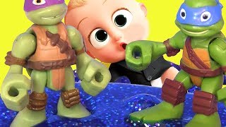 #Босс Молокосос Boss Baby Мультики для детей#Губка Боб Slime Игры для детей. Лизун. Познаватель