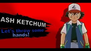 Super Smash Bros Ultimate - Pokemon trainer Ash Reveal - Nintendo Switch