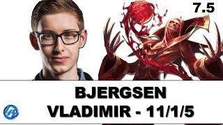Bjergsen - Vladimir vs Katarina - Patch 7.5