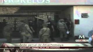 Motín en penal de Morelos; 200 lesionados y 2 reos fugados