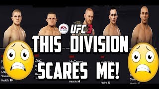 EA UFC 3:  THE LIGHTWEIGHT ROSTER IS SCARY!
