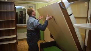 Шкаф-кровать трансформер с диваном