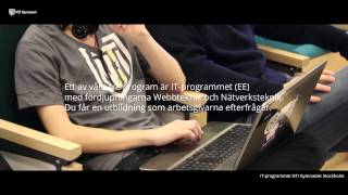 IT-programmet på NTI Gymnasiet Stockholm El- och energiprogrammet Dator- och kommunikationsteknik