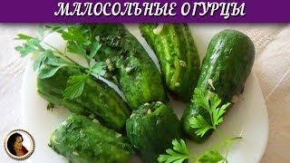 ?ОГУРЦЫ МАЛОСОЛЬНЫЕ в пакете РЕЦЕПТ. ХРУСТЯЩИЕ малосольные огурцы без Рассола