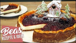 Weihnachtlicher Käsekuchen ⛄️ Lebkuchen Cheesecake Rezept