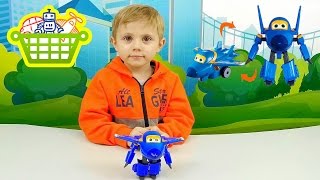 Трансформер Джером из мультика Супер Крылья  Jerome Super Wings