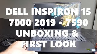 Dell Inspiron 15 7000 2019 (Vostro 7590) Unboxing and First Look!
