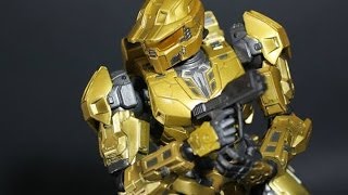 Toy Review: Play Arts Kai Halo Spartan Mark V - Gold