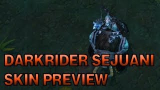 Darkrider Sejuani Skin - Sejuani Rework - League of Legends
