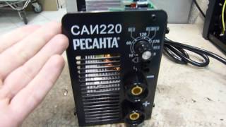 Сварочный инвертор ЗУБР ЗАС-165 и Ресанта САИ-220 отзыв мастера