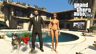 GTA 5 Real Life Mod #42 - BUYING A NEW HOUSE!! (GTA 5 Mods)