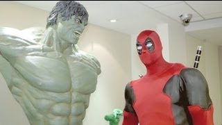 Deadpool -  Axel Visit at Marvel HQ