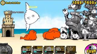 The Battle Cats! Shadow Cosmopolis - Morning Rush Hour with Mighty Drednot