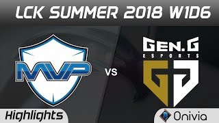 MVP vs GEN Highlights Game 2 LCK Summer 2018 W1D6 MVP vs Gen G Esports by Onivia