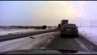 Фура разорвала легковушку пополам. Жесть на трассе Тюмень-Омск