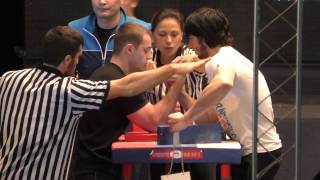 Кубок дружбы Калмыкии по армспорту 2014. Габараев Михаил