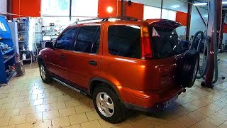 HONDA CR-V На обслуживании у автоэлектрика. Установка дополнительных ПТФ