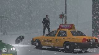 GTA 4 - Снегопад, зима!
