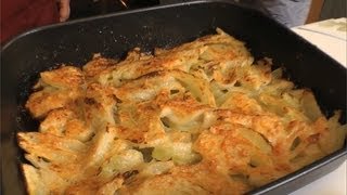 Pieczone bulwy kopru włoskiego (finocchi al forno)