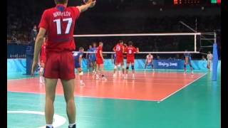 Volleyball Serving - Jump Spin Power Serve /Maxim MIKHAYLOV (RUS)