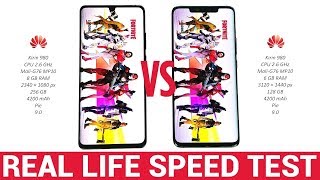 Huawei P30 Pro vs Huawei Mate 20 Pro (w/ EMUI 9.1) - Real Life Speed Test! [Big Difference?]