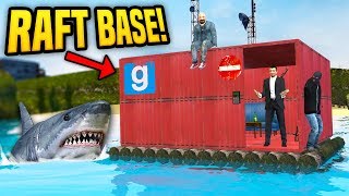 MONEY PRINTING ON MY RAFT BASE - Gmod DarkRP