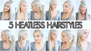 5 Braided Back To School Heatless Hairstyles