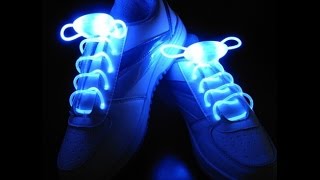 Светящиеся неоновые LED шнурки второго поколения