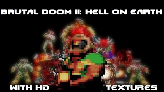 Brutal Doom II: Map 18: The Courtyard (Version 20b with HD Textures)
