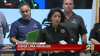 Judge Lina Hidalgo, city health officials give update on Deer Park