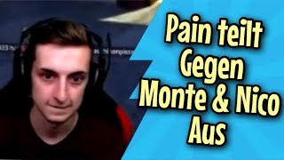 PAIN teilt gegen MONTE und NICO aus | PAIN STREAM Highlights