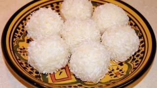 Moroccan Coconut Truffles Recipe - CookingWithAlia - Episode 60