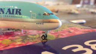 Phoenix models Korean Air A380 review
