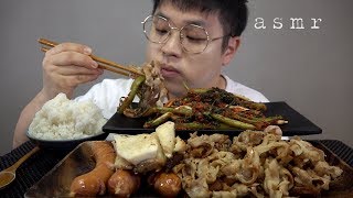 먹방창배tv 파김치도 갓김치도먹고싶을때 외할머니갓파김치먹자 green onion kimchi mukbang koreanfood asmr