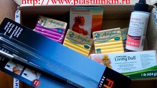 Материалы для творчества из магазина Пластилинкин. Полимерная глина и инструменты для лепки.