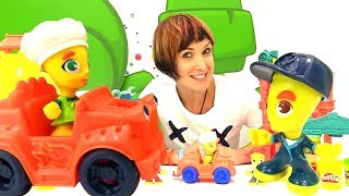 Веселая Школа с Машей Капуки Кануки - Видео для детей - Игры с Play Doh в Автосервис