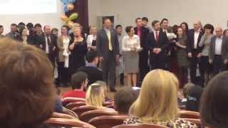 AMWAY амвей семинар Москва 14/15 февраля 2015 окончание семинара