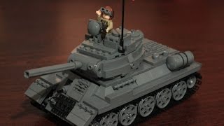 Lego Военная Академия /Lego Military Academy #3 (Tank T-34-85)