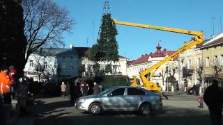 Ялинка до Нового року 2014 у Дрогобичі