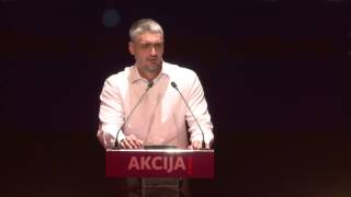 LDP - Čedomir Jovanović na Skupštini Gradskog odbora LDP Beograd