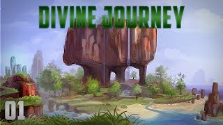 Minecraft Divine Journey EP1 Punching Trees