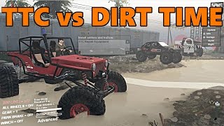 Spin Tires | TOP TRUCK CHALLENGE TRUCKS vs DIRT TIME!