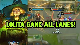 [MOBILE LEGENDS] COMO GANKAR COM LOLITA? ESSA BOTA É O SEGREDO! LOLITA RANKED GAMEPLAY+ BUILD!✓??