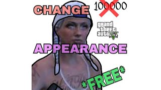GTA 5 | Change Appearance For *FREE* [1.43/PS4] Male & Female