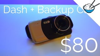 Abask Dash + Rear View Camera Combo - Best Dash Cam Under $100