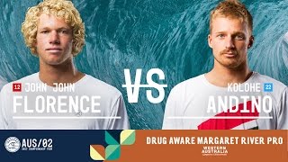 John John Florence vs. Kolohe Andino - FINAL - Drug Aware Margaret River Pro 2017